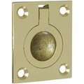 National Hardware Polished Brass Ring Pull 1.5 in. N219-063